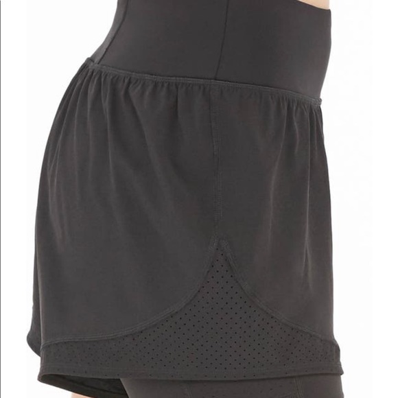 SPANX Get Moving Double layer Shorts XS black running athletic bike - Picture 2 of 9